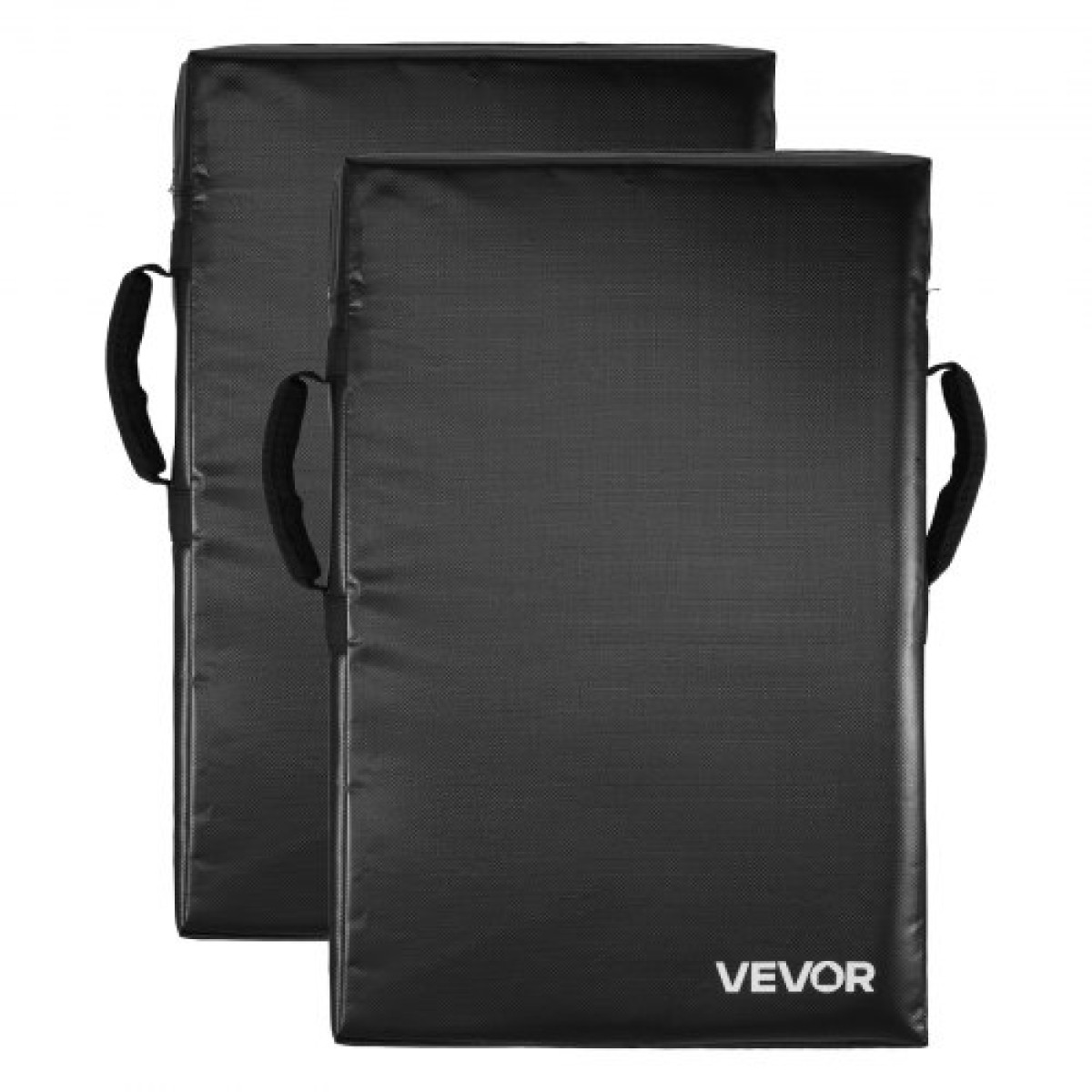 VEVOR Football Blocking Dummy, 24x16 in Blocking Pads, Kick Shield Pad με λαβές, Ανδρείκελα με σφουγγάρι υψηλής πυκνότητας, Εξοπλισμός προπόνησης βαρέως τύπου για λακρός χόκεϊ μπάσκετ, μαύρο, 2 ΤΕΜ.
