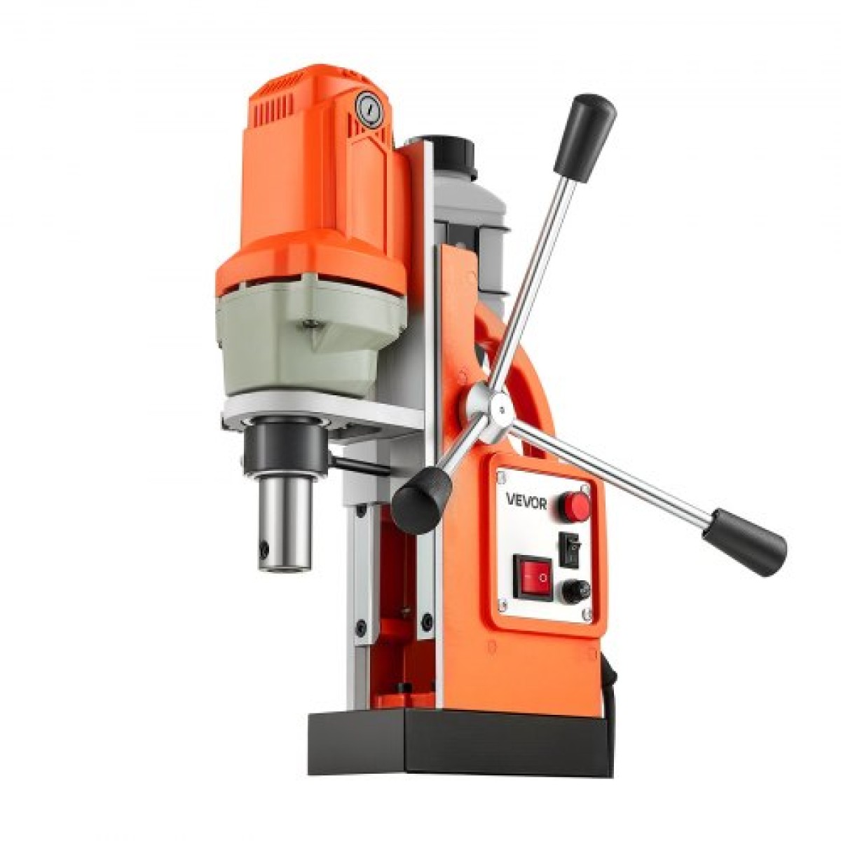 VEVOR Magnetic Drill Press, 1200 W, 38 mm Boring Diameter, 10000N Power Mag Drill Press, 900 RPM Speed, with Weldon Shank, Efficient Cooling, για μεταλλικές επιφάνειες, βιομηχανική και οικιακή βελτίωση