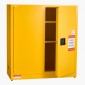 Εύφλεκτο ντουλάπι VEVOR, 109,2 x 46 x 118 cm, 29 γαλόνια εύφλεκτο ντουλάπι αποθήκευσης με ρυθμιζόμενο ράφι, ντουλάπια ψυχρής έλασης και γαλβανισμένο χάλυβα, για εμπορική βιομηχανική και οικιακή χρήση, κίτρινο
