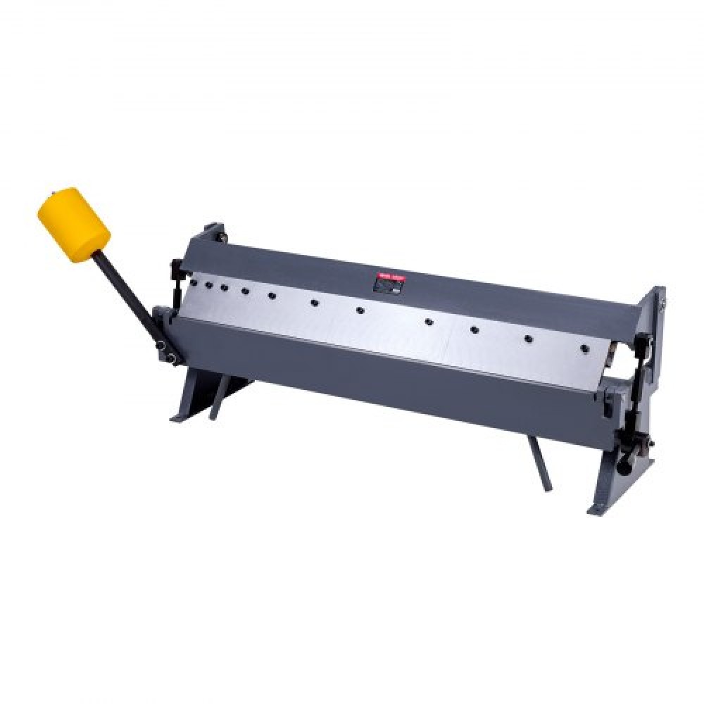 VEVOR Box and Pan Brake, 910 mm/36 inch Sheet Metal Bending Brake, 16-Gauge Mild Steel Capacity, 0-135 Devels Adjustable, Metal Bender Machine with 6 Fingers, Heavy Duty Aluminium Folder for Precise Linding