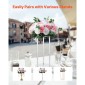 Μπουκέτο VEVOR Flower Ball Arrangement 10 ΤΕΜ, Διαμέτρου 450 mm Μπάλες τεχνητού λουλουδιού Τραπέζι γάμου Κεντρικά, Ροζ Συνθέσεις για Κεντρική διακόσμηση Γάμου, Ροζ και Λευκά τριαντάφυλλα