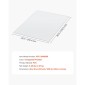 Χαλάκι καρέκλας VEVOR, 915 x 1225 mm Διαφανές χαλάκι καρέκλας γραφείου για σκληρά δάπεδα, προστατευτικό δαπέδου για κυλιόμενες καρέκλες, αντιολισθητικό και εύκολο στο καθάρισμα, ομαλή ολίσθηση κάτω από το χαλί γραφείου για οικιακό γραφείο (ορθογώνιο)