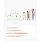 VEVOR Climbing Dome, 183cm Geometric Dome Climber για παιδιά, 270kg Loading Εσωτερική/Εξωτερική Παιδική χαρά Jungle Gym, Εύκολη συναρμολόγηση Εξοπλισμός παιχνιδιού αναρρίχησης στην πίσω αυλή για αγόρια κορίτσια 3 έως 10 ετών