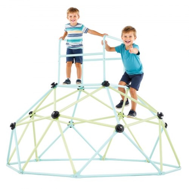 VEVOR Climbing Dome, 183cm Geometric Dome Climber για παιδιά, 270kg Loading Εσωτερική/Εξωτερική Παιδική χαρά Jungle Gym, Εύκολη συναρμολόγηση Εξοπλισμός παιχνιδιού αναρρίχησης στην πίσω αυλή για αγόρια κορίτσια 3 έως 10 ετών