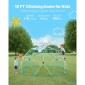 VEVOR Climbing Dome, 305cm Geometric Dome Climber για παιδιά, 453kg Loading Jungle Gym Παιδική χαρά με δίχτυ χταποδιού & 2 μπάλες μπάσκετ, Εύκολη συναρμολόγηση Υπαίθρια παιχνίδια αναρρίχησης στην πίσω αυλή - Δώρο για αγόρια κορίτσια