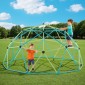VEVOR Climbing Dome, 305cm Geometric Dome Climber για παιδιά, 453kg Loading Jungle Gym Παιδική χαρά με δίχτυ χταποδιού & 2 μπάλες μπάσκετ, Εύκολη συναρμολόγηση Υπαίθρια παιχνίδια αναρρίχησης στην πίσω αυλή - Δώρο για αγόρια κορίτσια