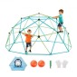 VEVOR Climbing Dome, 305cm Geometric Dome Climber για παιδιά, 453kg Loading Jungle Gym Παιδική χαρά με δίχτυ χταποδιού & 2 μπάλες μπάσκετ, Εύκολη συναρμολόγηση Υπαίθρια παιχνίδια αναρρίχησης στην πίσω αυλή - Δώρο για αγόρια κορίτσια