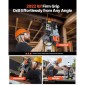 VEVOR Magnetic Drill Press, 1500 W, 60 mm Boring Diameter, 13000N Power Mag Drill Press, 0-600 RPM Ρυθμιζόμενη ταχύτητα, Morse Taper, M3-M16 Tapping, για μεταλλική επιφάνεια, βιομηχανική και οικιακή βελτίωση