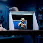 Θάλαμος ψεκασμού VEVOR Airbrush, Διπλοί ανεμιστήρες, 545 x 475 x 370 mm, φορητό κιτ ψεκασμού βαφής Hobby Airbrush με 3 φώτα LED και σωλήνα προέκτασης εξάτμισης, για ζωγραφική μοντέλων, τεχνών, χειροτεχνίας, κέικ