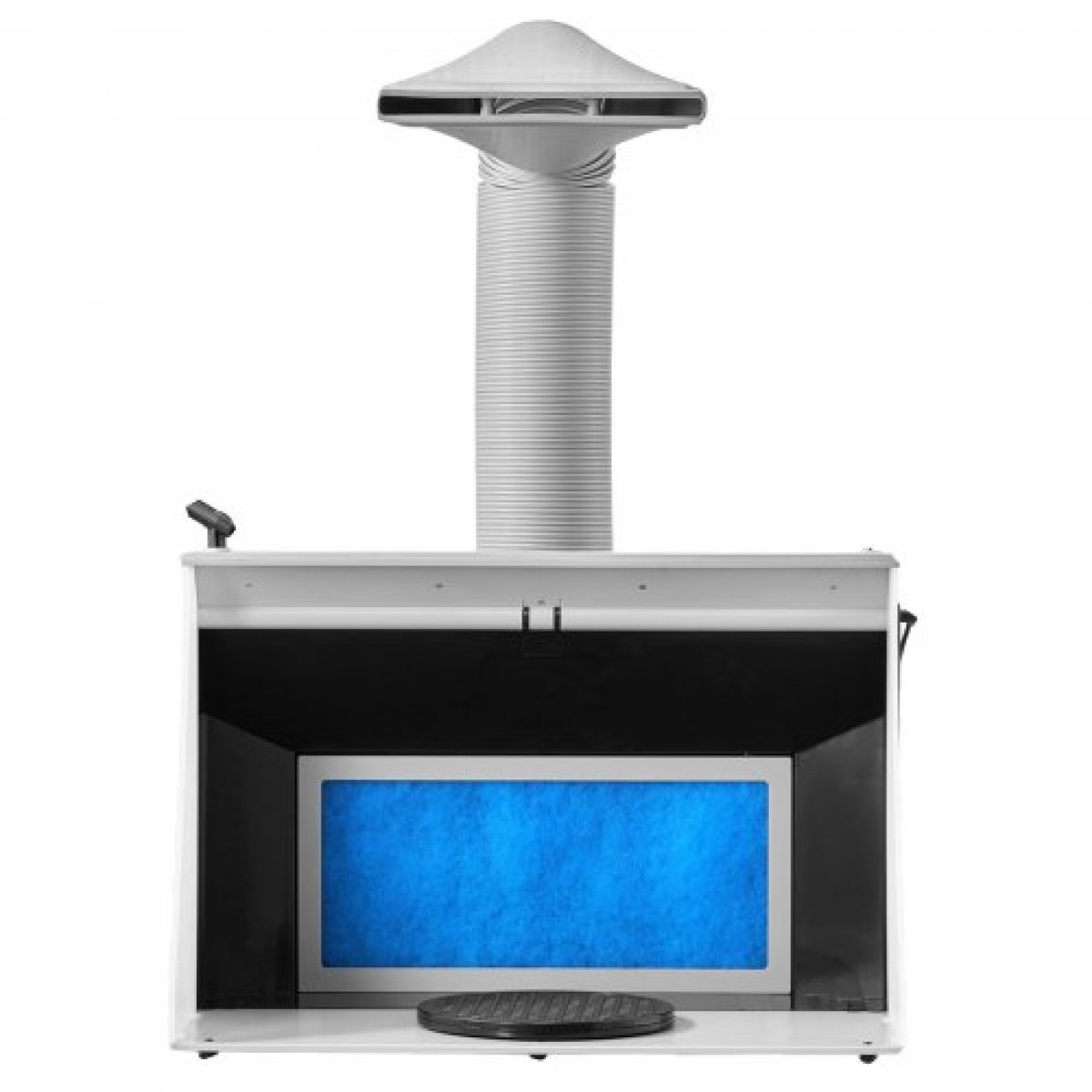 Θάλαμος ψεκασμού VEVOR Airbrush, Διπλοί ανεμιστήρες, 545 x 475 x 370 mm, φορητό κιτ ψεκασμού βαφής Hobby Airbrush με 3 φώτα LED και σωλήνα προέκτασης εξάτμισης, για ζωγραφική μοντέλων, τεχνών, χειροτεχνίας, κέικ