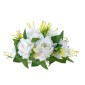 VEVOR Flower Balls Arrangement Bouquet 10 ΤΕΜ, 240 mm Diameter Artificial Flower Balls Wedding Rose Centralpieces, Faux Flowers Arrangement for Wedding Centerpiece Διακοσμήσεις τραπεζιού σπιτιού, λευκό