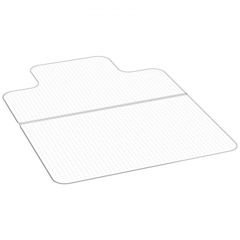Χαλάκι καρέκλας VEVOR με χείλος, 915 x 1225 mm Χαλάκι καρέκλας γραφείου για δάπεδα με μοκέτα χαμηλού πέλους, πλαστικό προστατευτικό χαλί δαπέδου με καρφιά, αντιολισθητικό και εύκολο στο καθάρισμα, χαλί με ομαλή ολίσθηση κάτω από το γραφείο για το γραφείο 