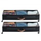 VEVOR Under Bed Storage με ρόδες, 915 x 460 x 185 mm, δοχεία κάτω από το κρεβάτι με διαφανές καπάκι, οργάνωση παπουτσιών κάτω από το κρεβάτι, κύλινδροι αποθήκευσης κάτω από το κρεβάτι για ρούχα, παπούτσια, κουβέρτες, υπνοδωμάτιο, 2 πακέτα
