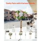 VEVOR Flower Ball Arrangement Bouquet 10PCS, 240 mm Diameter Artificial Flower Balls Banks Wedding Centrepieces, Faux Rose Arrangement for Wedding Κεντρική διακόσμηση σπιτιού, Ροζ και λευκά τριαντάφυλλα