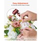 VEVOR Flower Ball Arrangement Bouquet 10PCS, 240 mm Diameter Artificial Flower Balls Banks Wedding Centrepieces, Faux Rose Arrangement for Wedding Κεντρική διακόσμηση σπιτιού, Ροζ και λευκά τριαντάφυλλα
