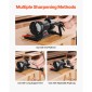 VEVOR Multi-Grind Sharpening System, Vari-Grind Pro Sharpening Jig Kit για 6" & 8" Grinders Πάγκου – με πλατφόρμα, Long Support Bouge & Fingernail Gouge Jig, για σμίλες, ξυλοτόπιση, σίδερα αεροπλάνου