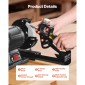 VEVOR Multi-Grind Sharpening System, Vari-Grind Pro Sharpening Jig Kit για 6" & 8" Grinders Πάγκου – με πλατφόρμα, Long Support Bouge & Fingernail Gouge Jig, για σμίλες, ξυλοτόπιση, σίδερα αεροπλάνου