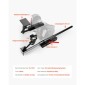 VEVOR Multi-Grind Sharpening System, Vari-Grind Pro Sharpening Jig Kit για 6" & 8" Grinders Πάγκου – με πλατφόρμα, Long Support Bouge & Fingernail Gouge Jig, για σμίλες, ξυλοτόπιση, σίδερα αεροπλάνου