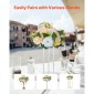 Μπουκέτο VEVOR Flower Ball Arrangement 10 ΤΕΜ, 240 mm Διάμετρος Artificial Flower Balls Banks Wedding Centrepieces, Rose Arrangement for Wedding Centrepiece Διακόσμηση σπιτιού, Σαμπάνια & Λευκά τριαντάφυλλα