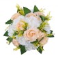 Μπουκέτο VEVOR Flower Ball Arrangement 10 ΤΕΜ, 240 mm Διάμετρος Artificial Flower Balls Banks Wedding Centrepieces, Rose Arrangement for Wedding Centrepiece Διακόσμηση σπιτιού, Σαμπάνια & Λευκά τριαντάφυλλα