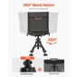 Καρέκλα κυνηγιού VEVOR, αθόρυβη περιστροφή 360°, αναδιπλούμενη φορητή καρέκλα τυφλών, βαρέως τύπου ατσάλινο σκελετό Κάθισμα σκαμπό με αντι-νεροχύτη περιστρεφόμενα πόδια, ρυθμιζόμενο ύψος, χωρητικότητα 158 κιλά για ψάρεμα κάμπινγκ