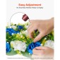 Ανθοδέσμη VEVOR Flower Ball Arrangement 10 ΤΕΜ, 500 x 220 mm Τεχνητά λουλούδια Μπάλες Τραπεζιού Γάμου Κεντρικά, Συνθέσεις Faux Rose for Wedding Κεντρική διακόσμηση σπιτιού, Μπλε και λευκά τριαντάφυλλα