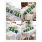 Ανθοδέσμη VEVOR Flower Ball Arrangement 10 ΤΕΜ, 500 x 220 mm Τεχνητά λουλούδια Μπάλες Τραπεζιού Γάμου Κεντρικά, Συνθέσεις Faux Rose for Wedding Κεντρική διακόσμηση σπιτιού, Μπλε και λευκά τριαντάφυλλα