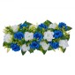 Ανθοδέσμη VEVOR Flower Ball Arrangement 10 ΤΕΜ, 500 x 220 mm Τεχνητά λουλούδια Μπάλες Τραπεζιού Γάμου Κεντρικά, Συνθέσεις Faux Rose for Wedding Κεντρική διακόσμηση σπιτιού, Μπλε και λευκά τριαντάφυλλα