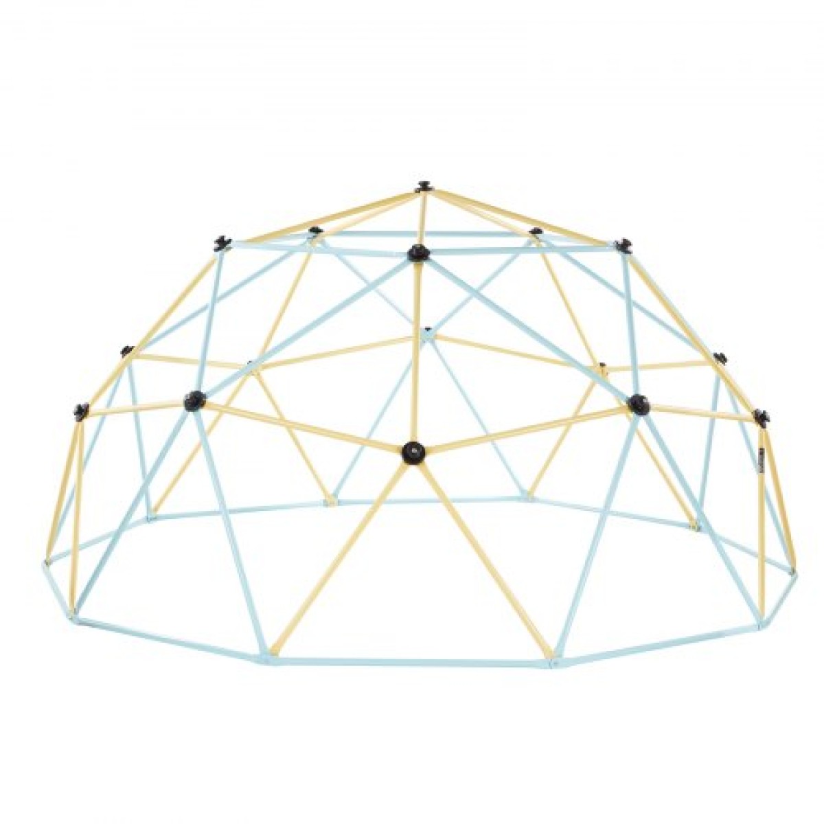 VEVOR Climbing Dome, 305cm Geometric Dome Climber, 453kg Loading Jungle Gym Παιδική χαρά με 2 μπάλες μπάσκετ και δίχτυ χταποδιού, Εύκολη συναρμολόγηση Εξοπλισμός αναρρίχησης στην αυλή εξωτερικού χώρου για παιδιά 3 έως 10 ετών