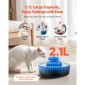 Συντριβάνι VEVOR Ceramic Cat, σιντριβάνι 2,1 L Cupcake για κατοικίδια, πορσελάνινος διανομέας νερού γάτας με εξαιρετικά αθόρυβη αντλία, περιοχή κατανάλωσης 360° και σύστημα φιλτραρίσματος πολλαπλών στρωμάτων, για κατανάλωση γάτων και σκύλων (Μπλε)
