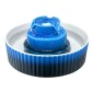 Συντριβάνι VEVOR Ceramic Cat, σιντριβάνι 2,1 L Cupcake για κατοικίδια, πορσελάνινος διανομέας νερού γάτας με εξαιρετικά αθόρυβη αντλία, περιοχή κατανάλωσης 360° και σύστημα φιλτραρίσματος πολλαπλών στρωμάτων, για κατανάλωση γάτων και σκύλων (Μπλε)