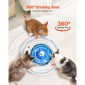 Συντριβάνι VEVOR Ceramic Cat, σιντριβάνι 2,1 L Cupcake για κατοικίδια, πορσελάνινος διανομέας νερού γάτας με εξαιρετικά αθόρυβη αντλία, περιοχή κατανάλωσης 360° και σύστημα φιλτραρίσματος πολλαπλών στρωμάτων, για κατανάλωση γάτων και σκύλων (Μπλε)