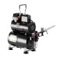 Σετ VEVOR Airbrush Kit, 1/6 HP, Air Brush Kit με αεροσυμπιεστή και ντεπόζιτο, 1 Dual-Action Professional Airbrush with 3 Tips, Acrylic paint, Low Noise, for Cake Decorating, Model Painting, Nail Art