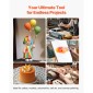 Σετ VEVOR Airbrush Kit, 1/6 HP, Air Brush Kit με αεροσυμπιεστή, 3 Dual-Action Professional Airbrushes with 3 Tips, Hose, Acrylic Paint, 2 Fans, Low Noise, for Cake Decorating, Model Painting, Nail Art