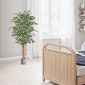 VEVOR Τεχνητό δέντρο Ficus 150 cm με Μαύρη γλάστρα, Ψηλό φυτό Faux Ficus με κορμό από φυσικό ξύλο και ρεαλιστικά πράσινα φύλλα, ψεύτικο μεταξωτό δέντρο εσωτερικού χώρου για διακόσμηση σπιτιού, γραφείου, σαλονιού ή γωνίας