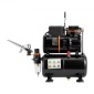Σετ VEVOR Airbrush Kit, 1/6 HP, Air Brush Kit με αεροσυμπιεστή και δοχείο, 3 Dual-Action Professional Airbrushes with 3 Tips, Hose, Acrylic Paint, 2 Fans, for Cake Decorating, Model Painting, Nail Art