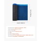 VEVOR Floor Underlayment 18.6 m² 3mm Sound/Vapor Barrier for Laminate Blue