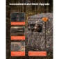 VEVOR Hunting Blind, περσίδες 2-3 ατόμων See Through Ground με τσάντα μεταφοράς, φορητή σκηνή παραλλαγής 360 μοιρών, ανθεκτικό κρυφό καταφύγιο με αθόρυβη πλαϊνή πόρτα και παράθυρο, για Τουρκία και ελάφια