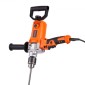 VEVOR Drill Mixer, 15,89mm Corded Electric Drill Mixer Set, 0-750RPM 3A Mixing Drills, Mixing Drills Machine with D-Handle for Drilling & Blending, Handheld Chiment Mixer for Food, Paint, Cement