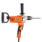 VEVOR Drill Mixer, 15,89mm Corded Electric Drill Mixer Set, 0-750RPM 3A Mixing Drills, Mixing Drills Machine with D-Handle for Drilling & Blending, Handheld Chiment Mixer for Food, Paint, Cement