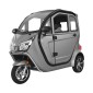 VEVOR 3-Wheel Enclosed Mobility Scooter για ηλικιωμένους και ενήλικες, χωρητικότητα 295 kg, 3θέσιο ηλεκτρικό σκούτερ ψυχαγωγικής κινητικότητας 1500W 60KM Long Range & Remote Unlock, Παντός εδάφους για περιηγήσεις αγορών
