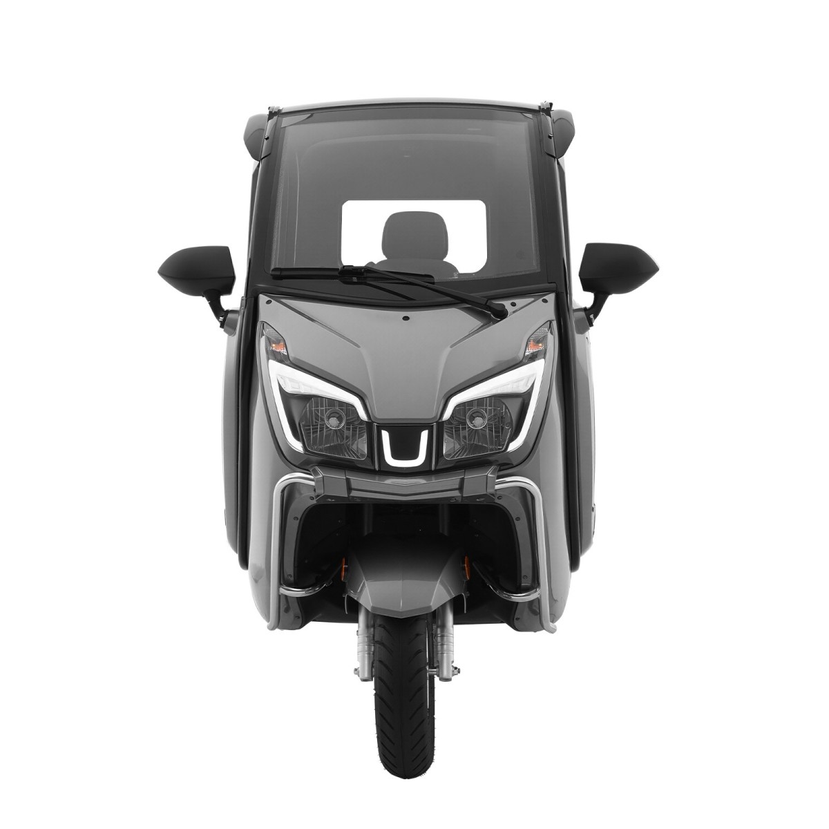 VEVOR 3-Wheel Enclosed Mobility Scooter για ηλικιωμένους και ενήλικες, χωρητικότητα 295 kg, 3θέσιο ηλεκτρικό σκούτερ ψυχαγωγικής κινητικότητας 1500W 60KM Long Range & Remote Unlock, Παντός εδάφους για περιηγήσεις αγορών