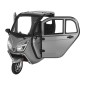 VEVOR 3-Wheel Enclosed Mobility Scooter για ηλικιωμένους και ενήλικες, χωρητικότητα 295 kg, 3θέσιο ηλεκτρικό σκούτερ ψυχαγωγικής κινητικότητας 1500W 60KM Long Range & Remote Unlock, Παντός εδάφους για περιηγήσεις αγορών