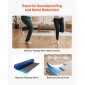 Υπόστρωμα δαπέδου VEVOR 9,3 m²/Roll, Laminate επένδυση δαπέδου πάχους 3 mm με προσαρτημένο φράγμα ατμών, ίνες βαρέως τύπου + φιλμ PE, ηχομόνωση & μείωση θορύβου, Ιδανικό για δάπεδα από ξύλο βινυλίου