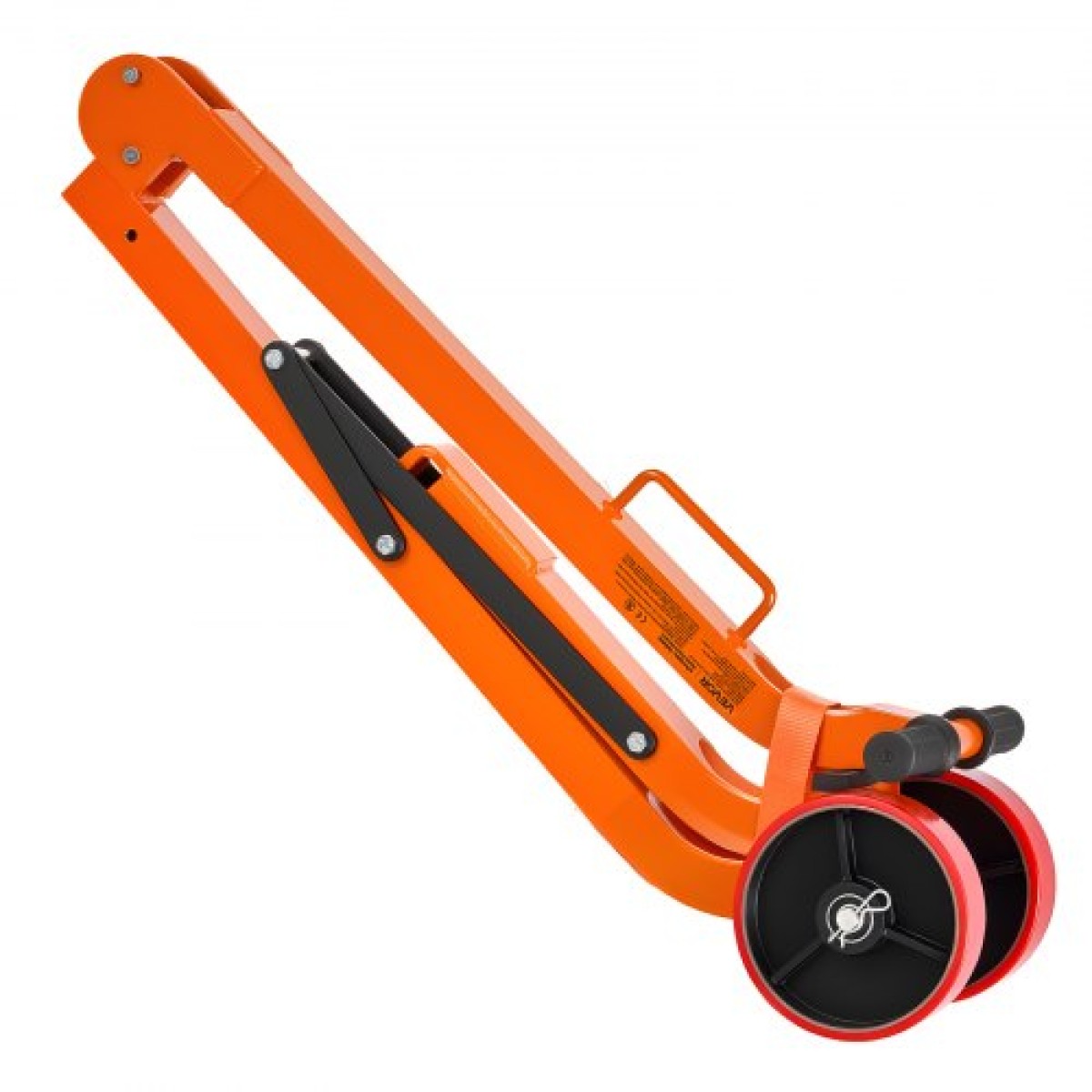 VEVOR Magnetic Lift Lifter Dolly, 600 kg ικανότητα έλξης, Steel Dolly με ανυψωτικό μαγνήτη βαρέως τύπου και 2 τροχούς, ρυθμιζόμενη λαβή, N42 νεοδύμιο, πτυσσόμενο και φορητό, για ανύψωση καλυμμάτων φρεατίων