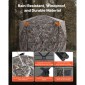 VEVOR Hunting Blind, 6-7 Persons, 288 Degree 5 Side See-Through Ground blinds με τσάντα μεταφοράς, φορητή σκηνή παραλλαγής, ανθεκτικό κρυφό καταφύγιο με αθόρυβη πόρτα και παράθυρο με φερμουάρ, για ελάφια Τουρκίας