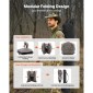 VEVOR Hunting Blind, 6-7 Persons, 288 Degree 5 Side See-Through Ground blinds με τσάντα μεταφοράς, φορητή σκηνή παραλλαγής, ανθεκτικό κρυφό καταφύγιο με αθόρυβη πόρτα και παράθυρο με φερμουάρ, για ελάφια Τουρκίας