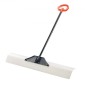 Φτυάρι VEVOR Snow Pusher, 122cm Φτυάρι Χιονιού εξωτερικού χώρου με εργονομική λαβή, HDPE Πλαστική λεπίδα, Χειμερινά φτυάρια με λαβή σε τμήματα, Μεταλλική λωρίδα με άκρες, φορητό εργαλείο αφαίρεσης χιονιού για Driveway Garden