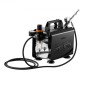Σετ VEVOR Airbrush Kit, 1/6 HP, Air Brush Kit με αεροσυμπιεστή, 1 Dual-Action Professional Airbrush with 3 Tips, Hose, Acrylic Paint, Brush, Low Noise, for Cake Decorating, Model Painting, Nail Art