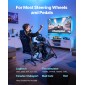 VEVOR Racing Wheel Stand, Ρυθμιζόμενη και αναδιπλούμενη βάση προσομοιωτή για Logitech G923 G920 G29 G27, Thrustmaster T300RS TX F458 T500RS T3PA-PRO(F1/GT) Πιλοτήριο παιχνιδιών, Προσομοιωτής Πεντάλ ΔΕΝ Περιλαμβάνεται, Comp